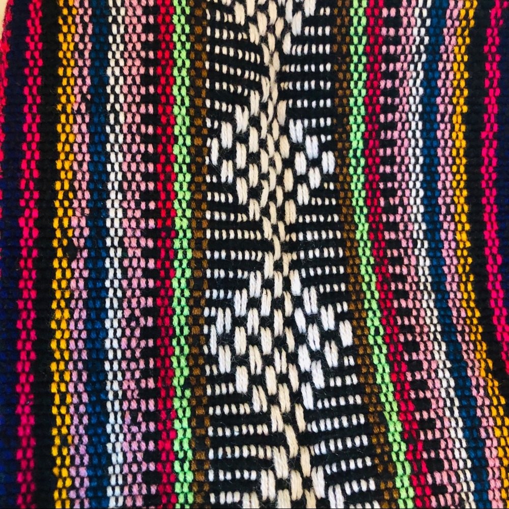 BOHO Hippie Woven Backpack Baja Stripe - Picture 7 of 7